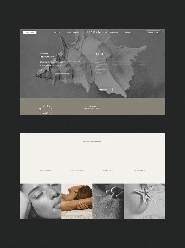 Aescend website